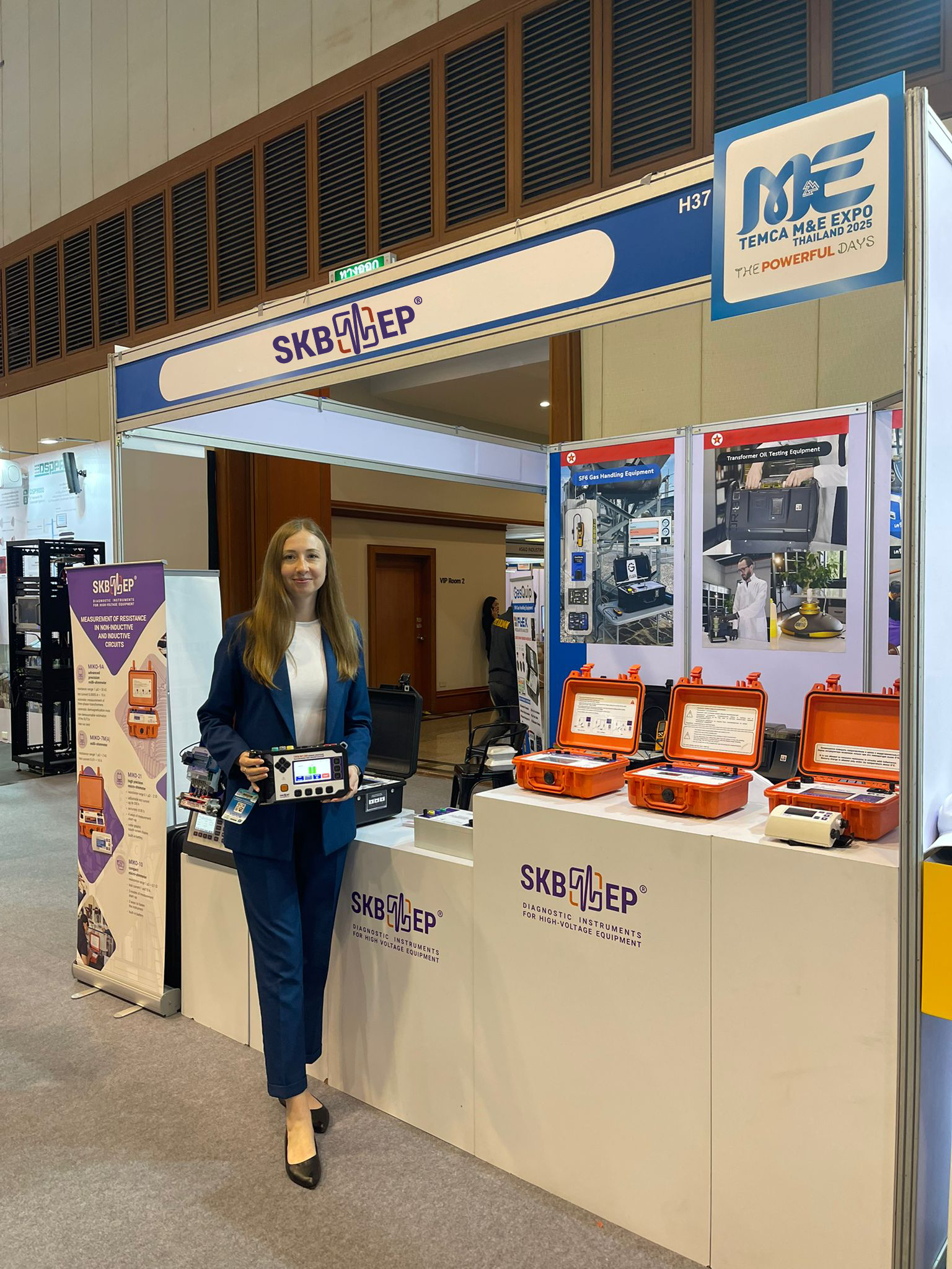 SKB EP 精彩亮相 2025 年泰国 TEMCA M&E 电机机械展