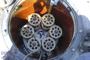 Connection to RS-4 OLTC at destructive testing