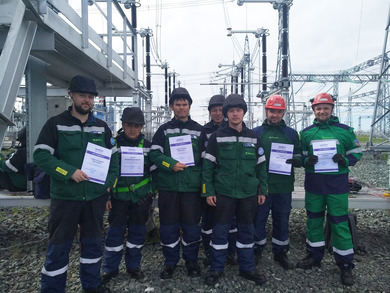 Results of training of Nyagan State District Power Station (Fortum, PJSC) specialists on working with PKV/U3.0